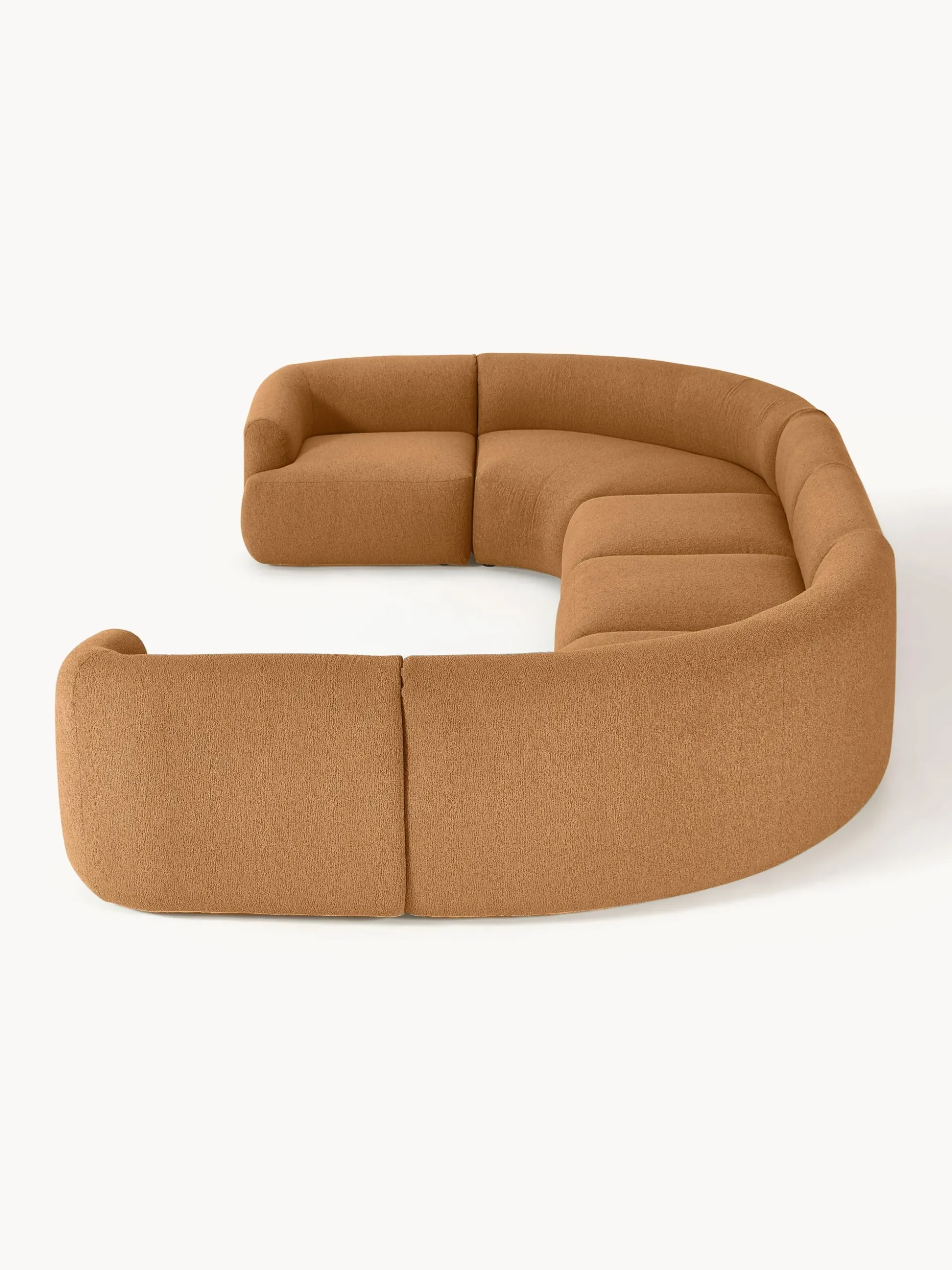 Divano XL componibile in bouclé Sofia