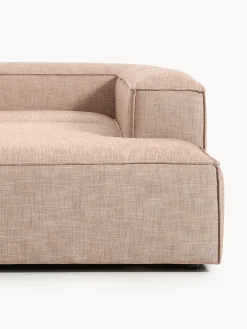 Divano XL componibile in misto lino Lennon