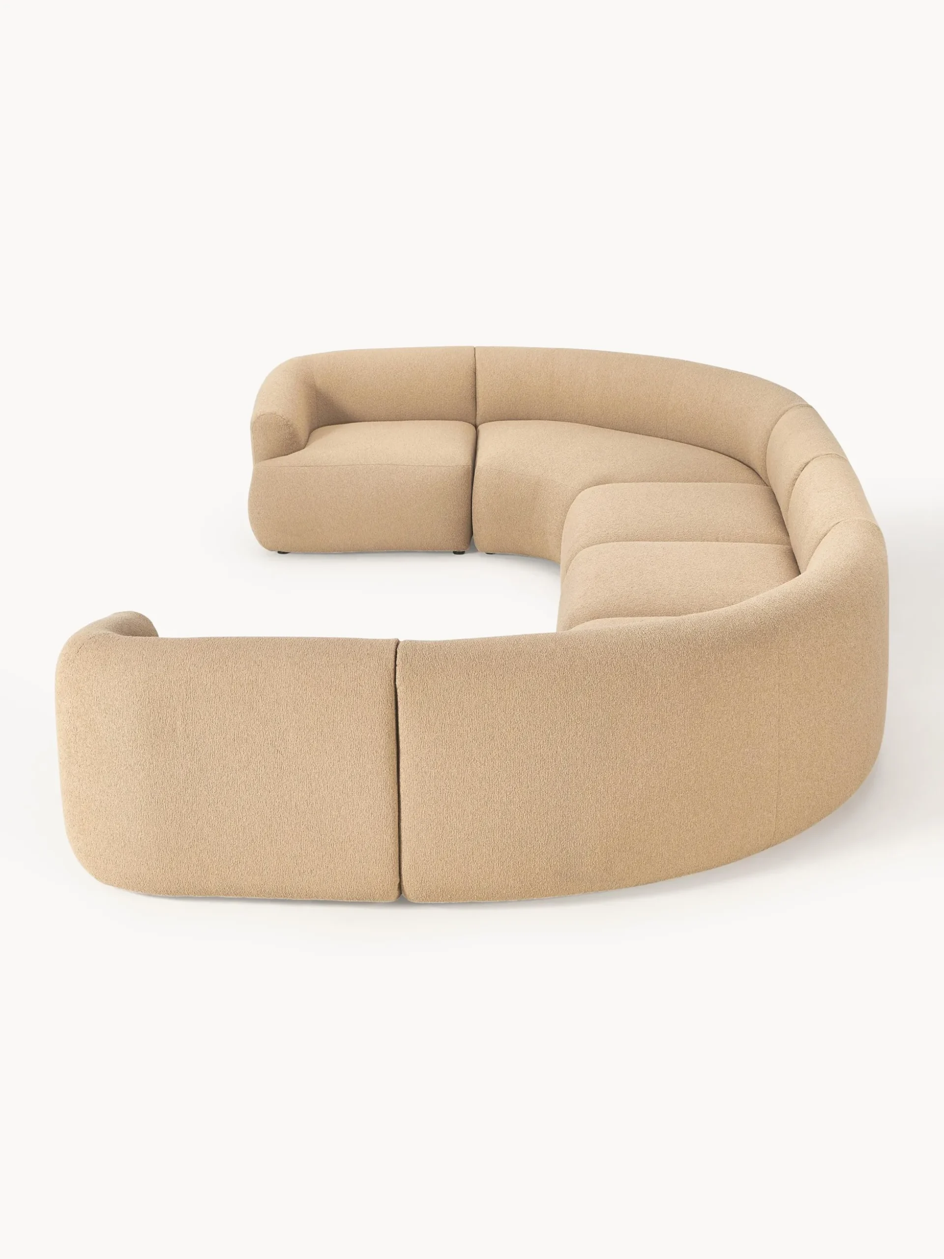 Divano XL componibile in bouclé Sofia