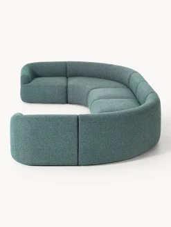 Divano XL componibile in bouclé Sofia