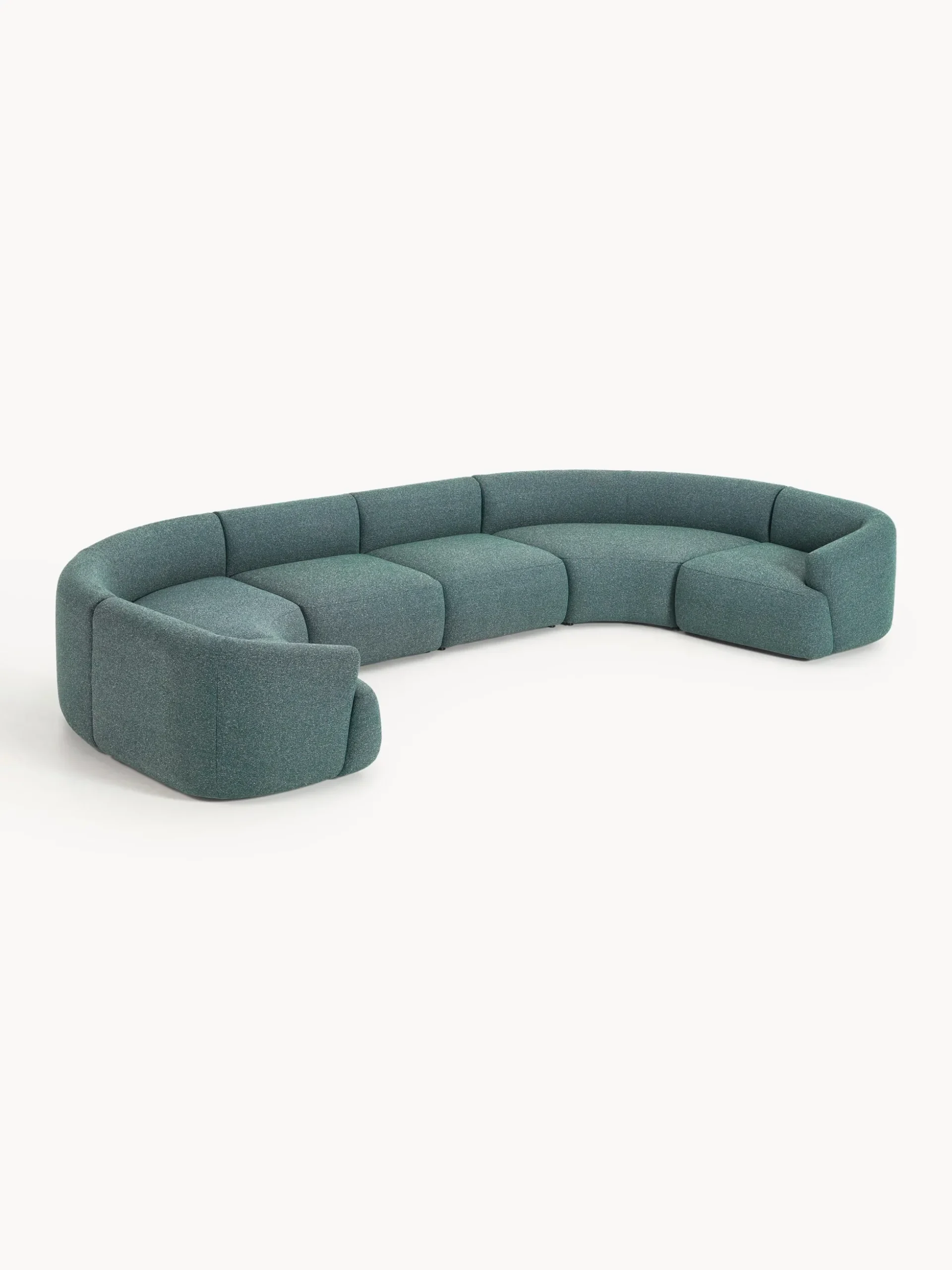 Divano XL componibile in bouclé Sofia