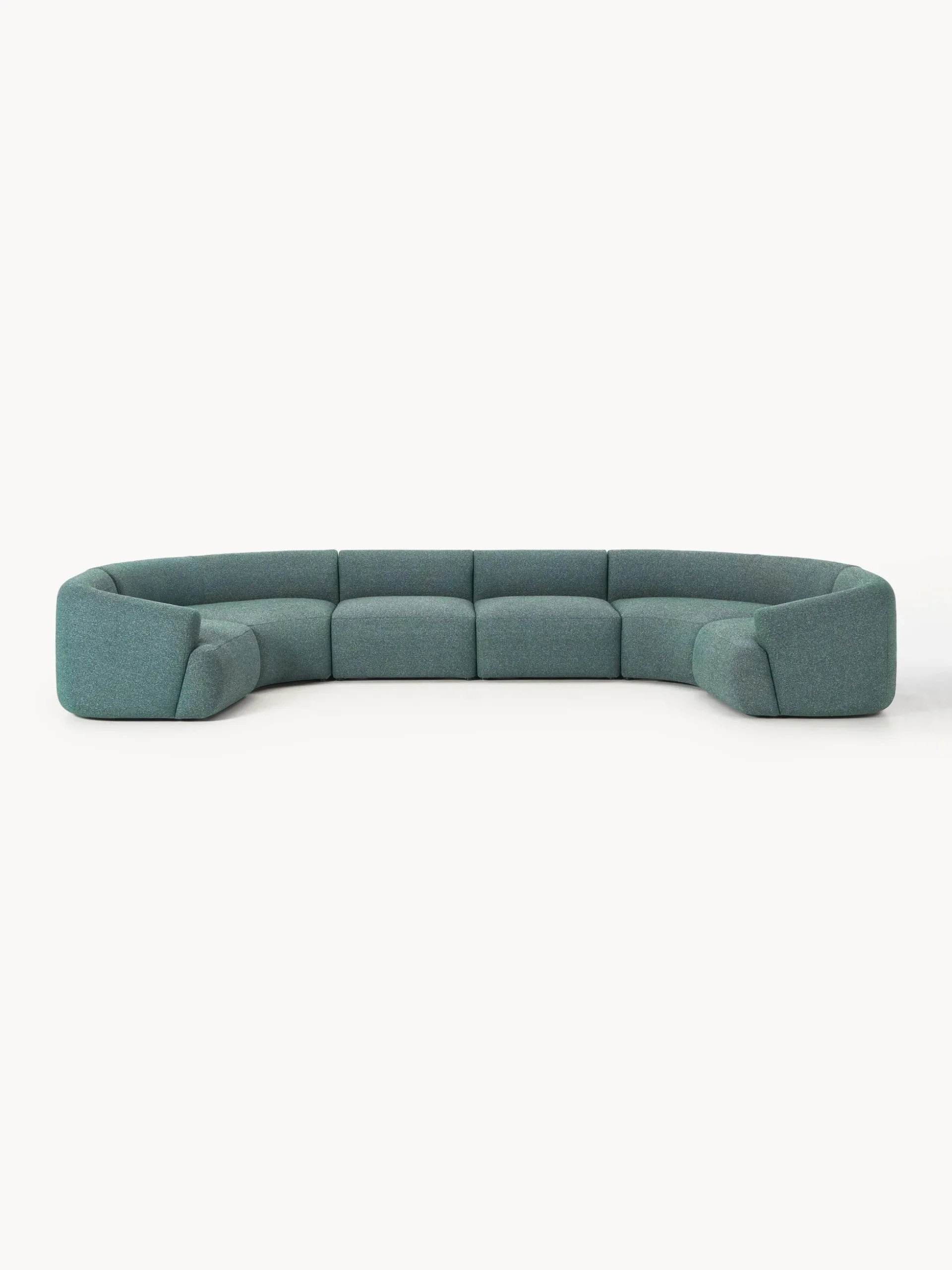 Divano XL componibile in bouclé Sofia