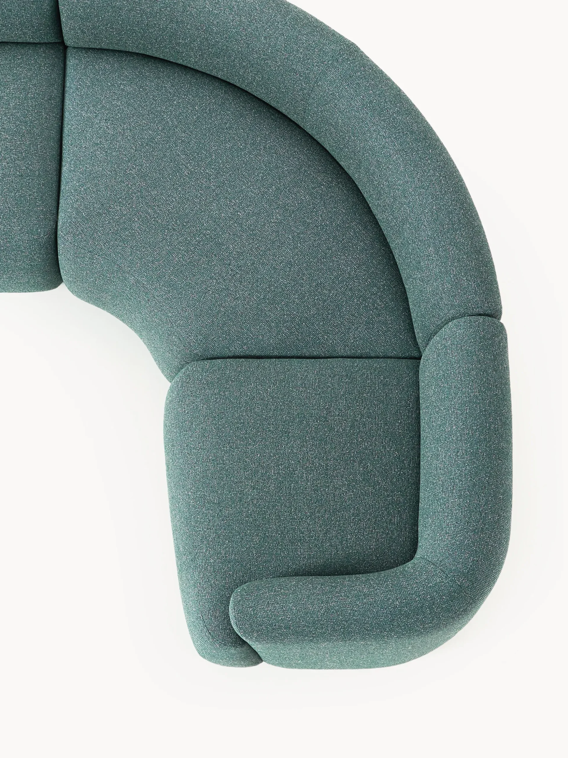 Divano XL componibile in bouclé Sofia
