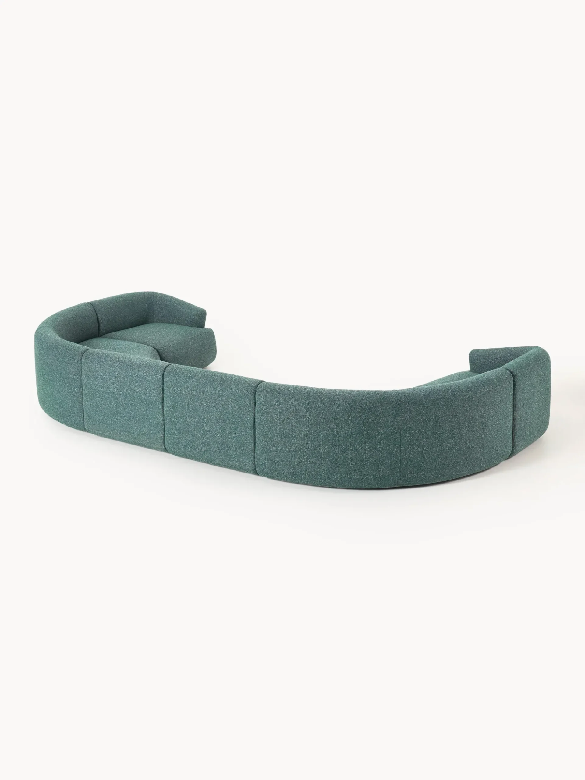 Divano XL componibile in bouclé Sofia