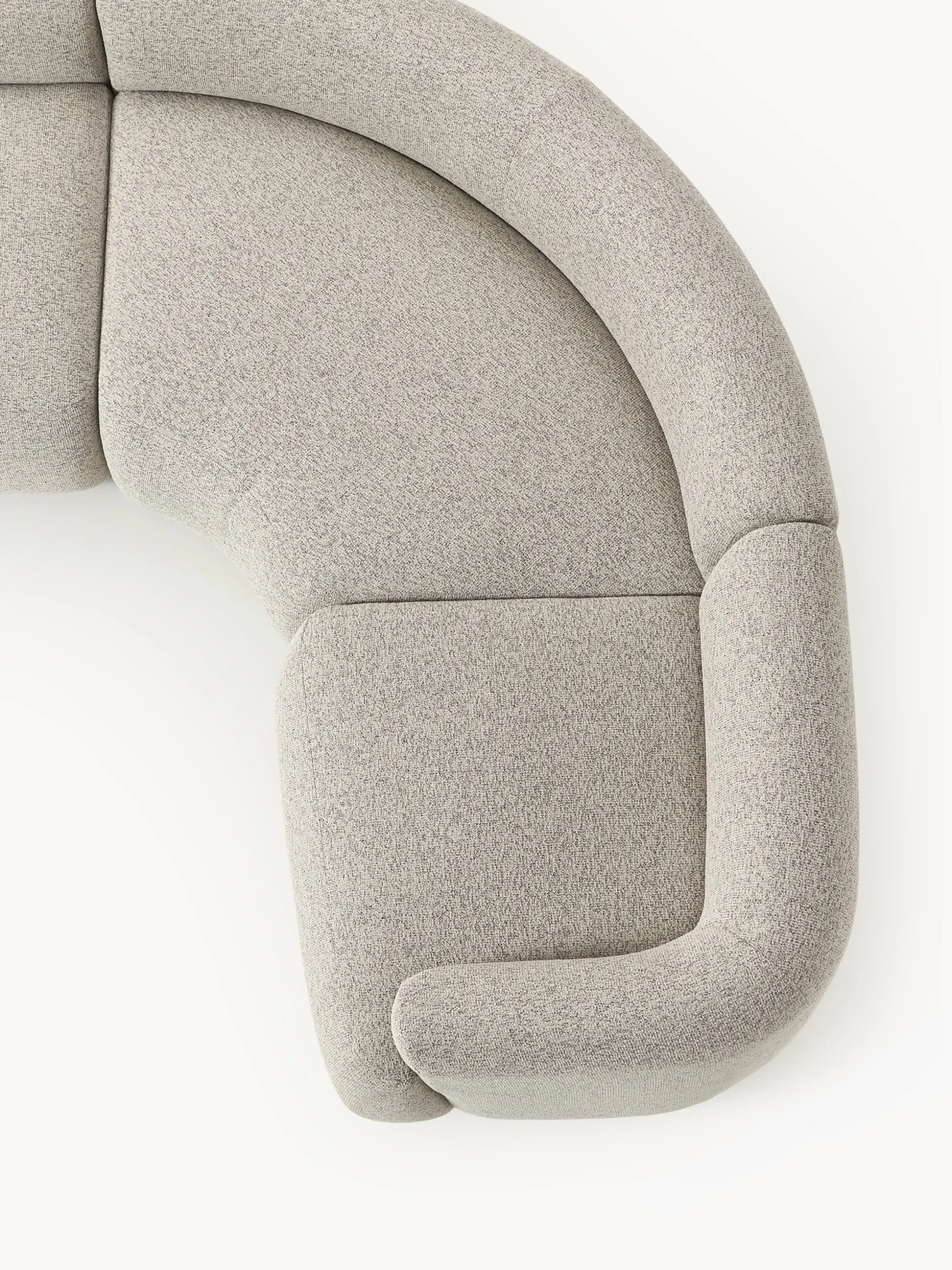 Divano XL componibile in bouclé Sofia