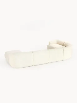 Divano XL componibile in bouclé Sofia