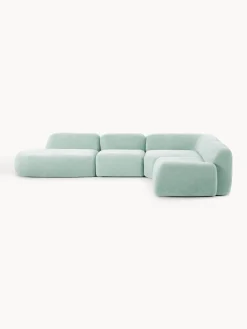 Divano angolare componibile XL con chaise longue Wolke
