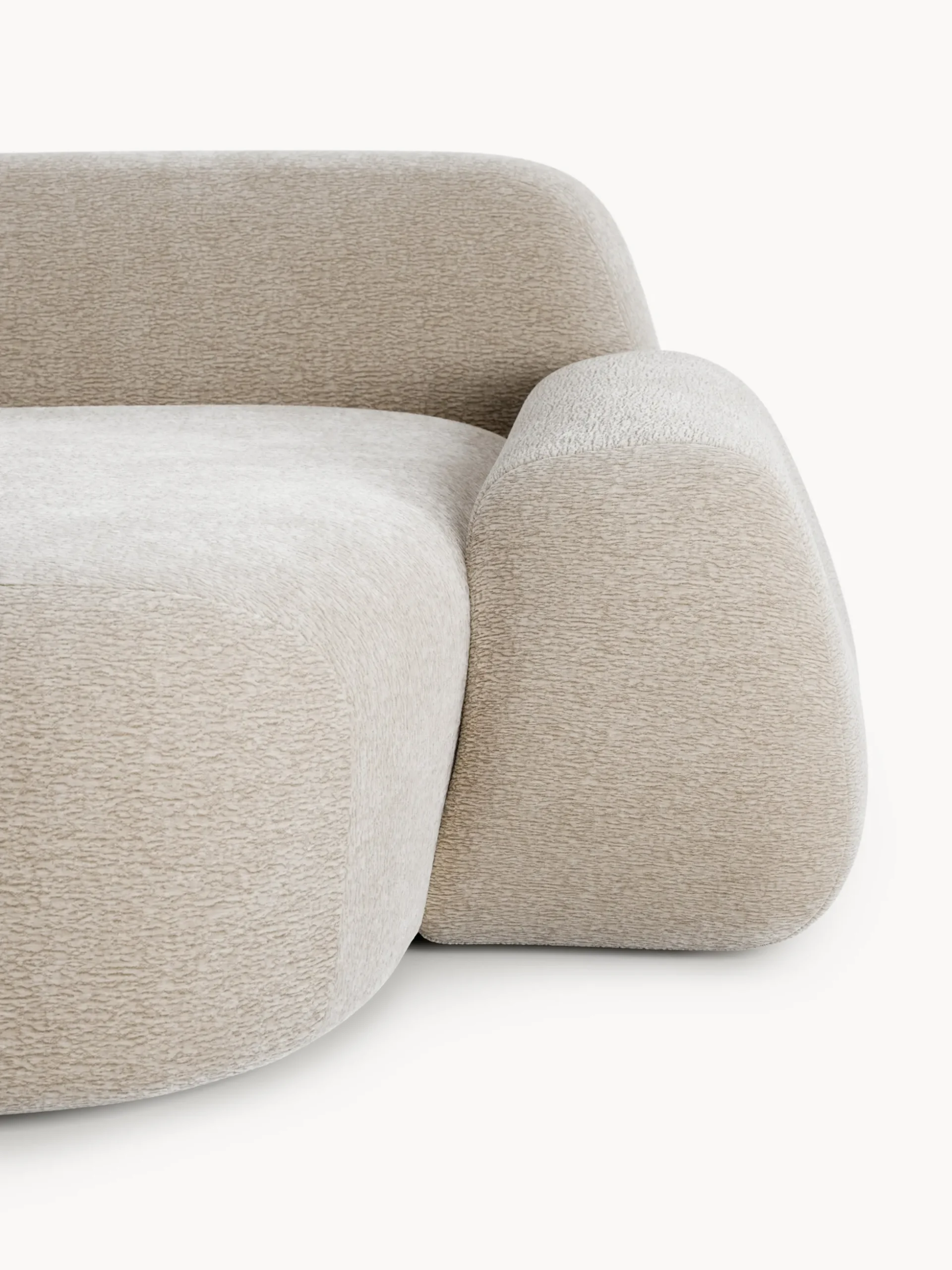 Divano angolare componibile 4 posti con chaise longue Wolke