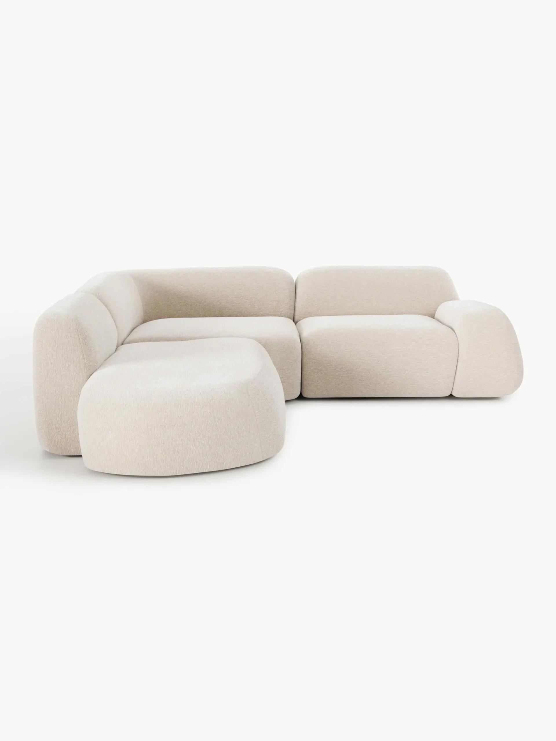 Divano angolare componibile 4 posti con chaise longue Wolke