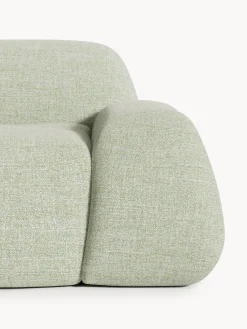 Divano angolare componibile XL in bouclé con chaise longue Wolke