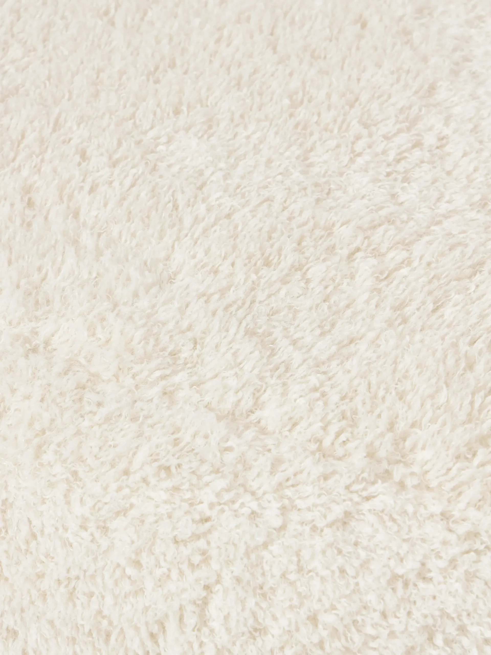 Divano angolare componibile 4 posti con chaise longue in teddy Wolke
