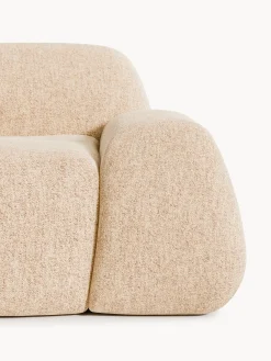 Divano angolare componibile XL in bouclé con chaise longue Wolke