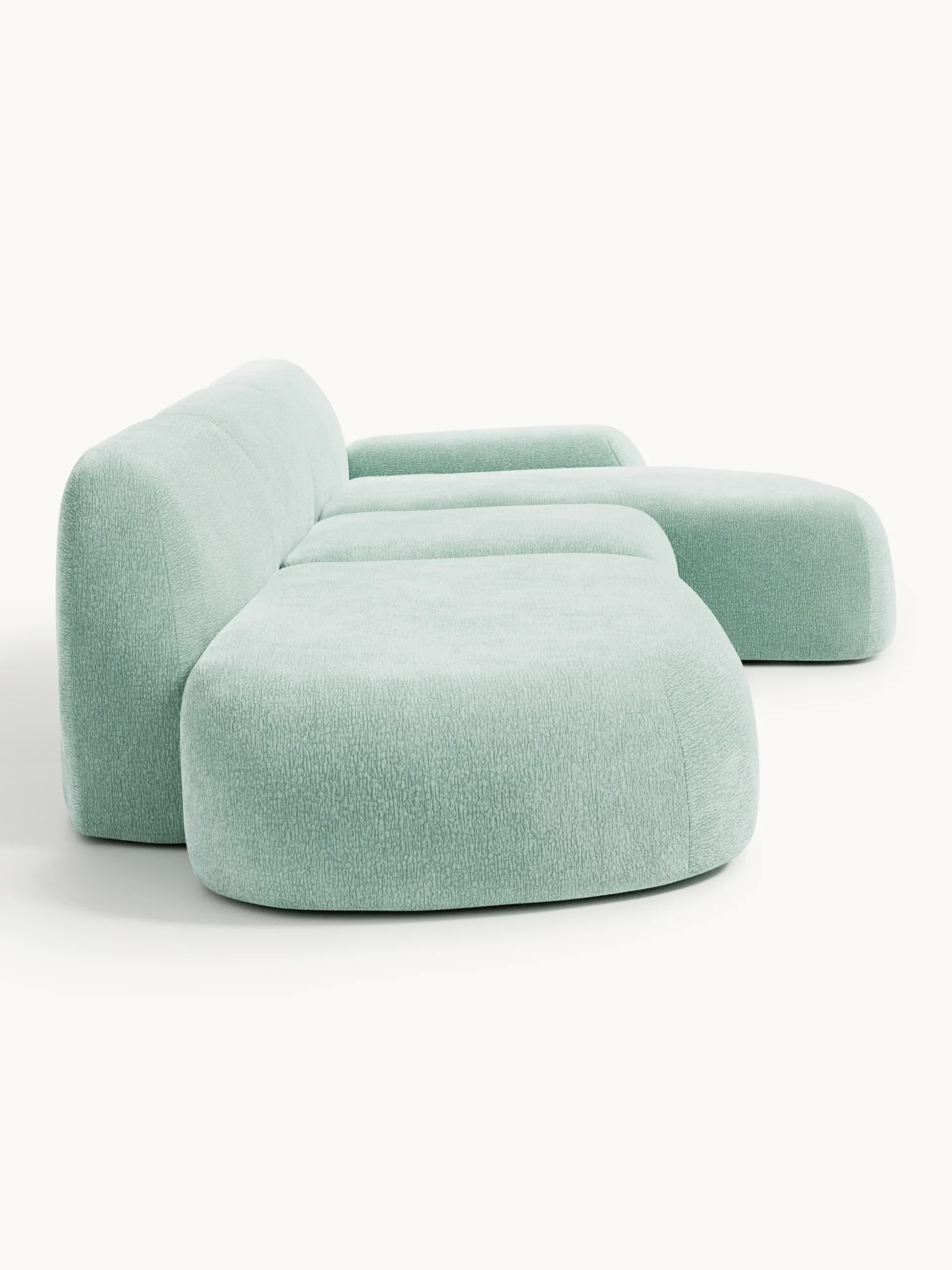 Divano angolare componibile 4 posti con chaise longue Wolke