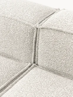 Divano angolare XL componibile 4 posti in bouclé Lennon