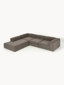 Divano angolare XL componibile 4 posti in bouclé Lennon