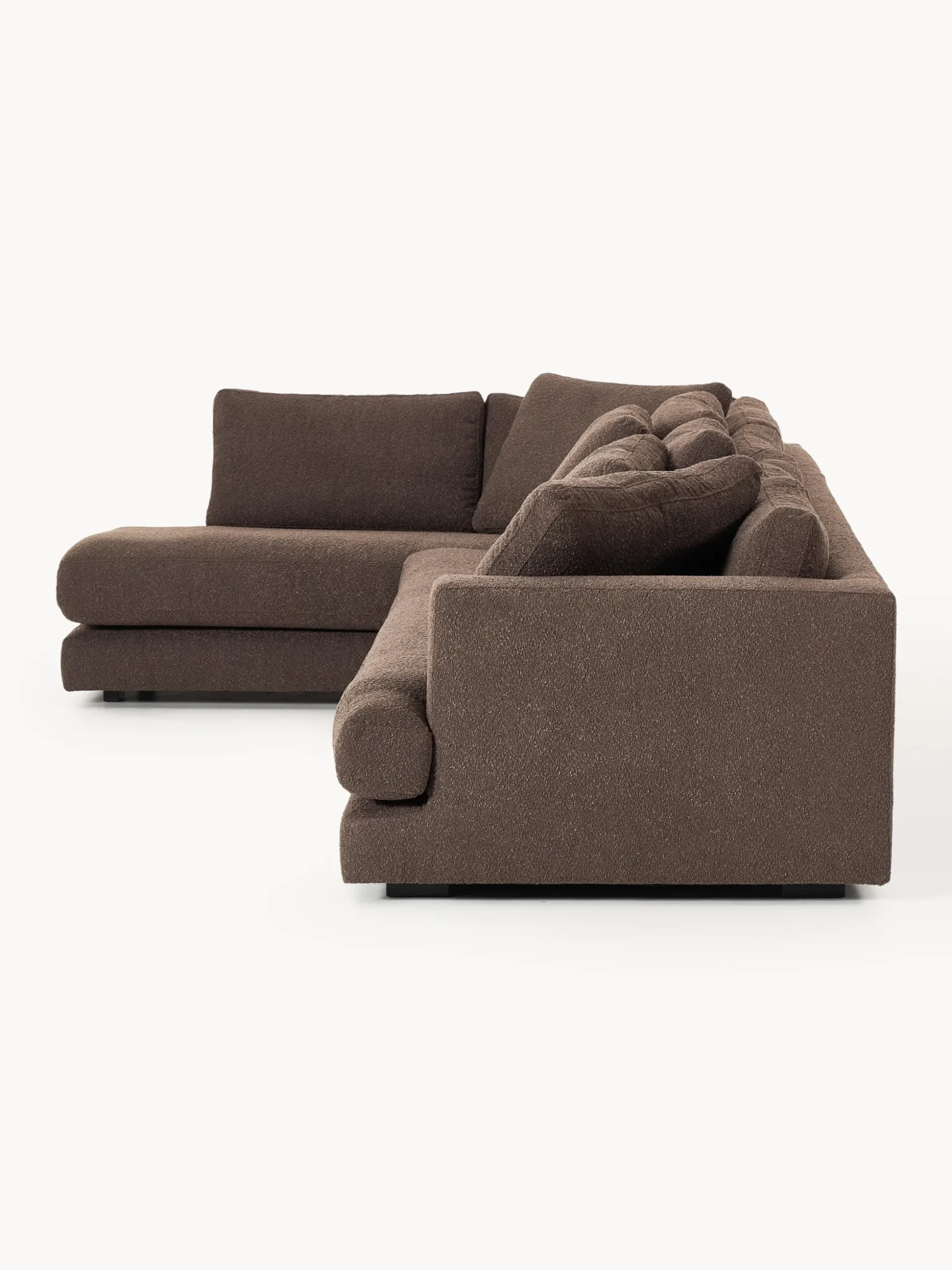 Divano angolare XL in bouclé Tribeca