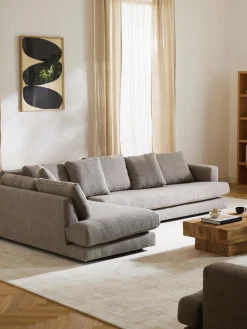 Divano angolare XL in bouclé Tribeca