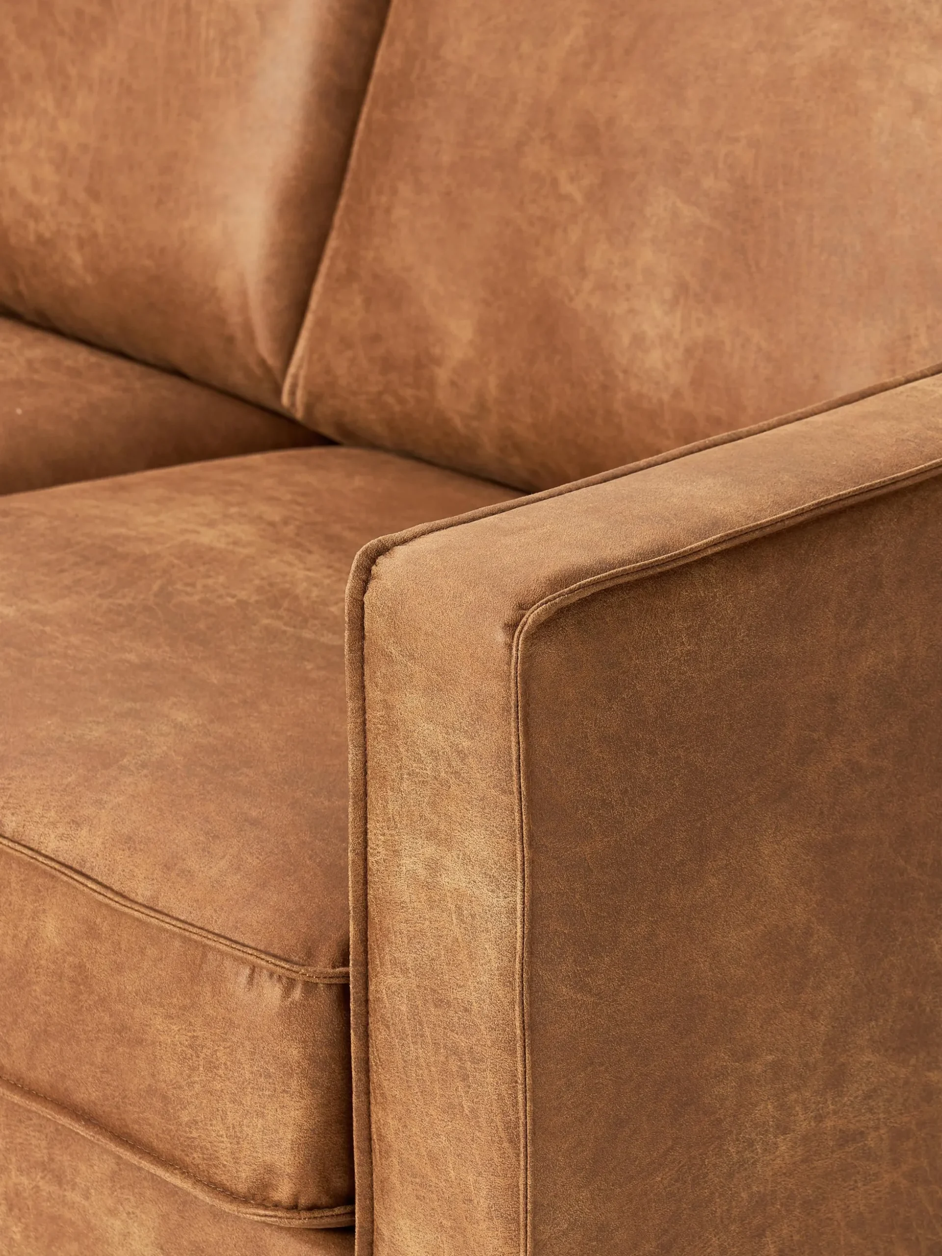 Divano angolare XL in pelle Hunter