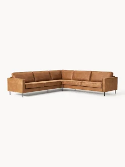 Divano angolare XL in pelle Hunter