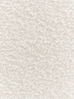 Divano componibile grande in bouclé con poggiapiedi Anton (sinistra/destra)
