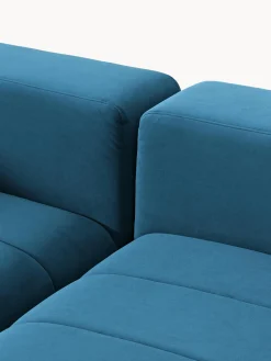 Divano componibile 4 posti in velluto Lena