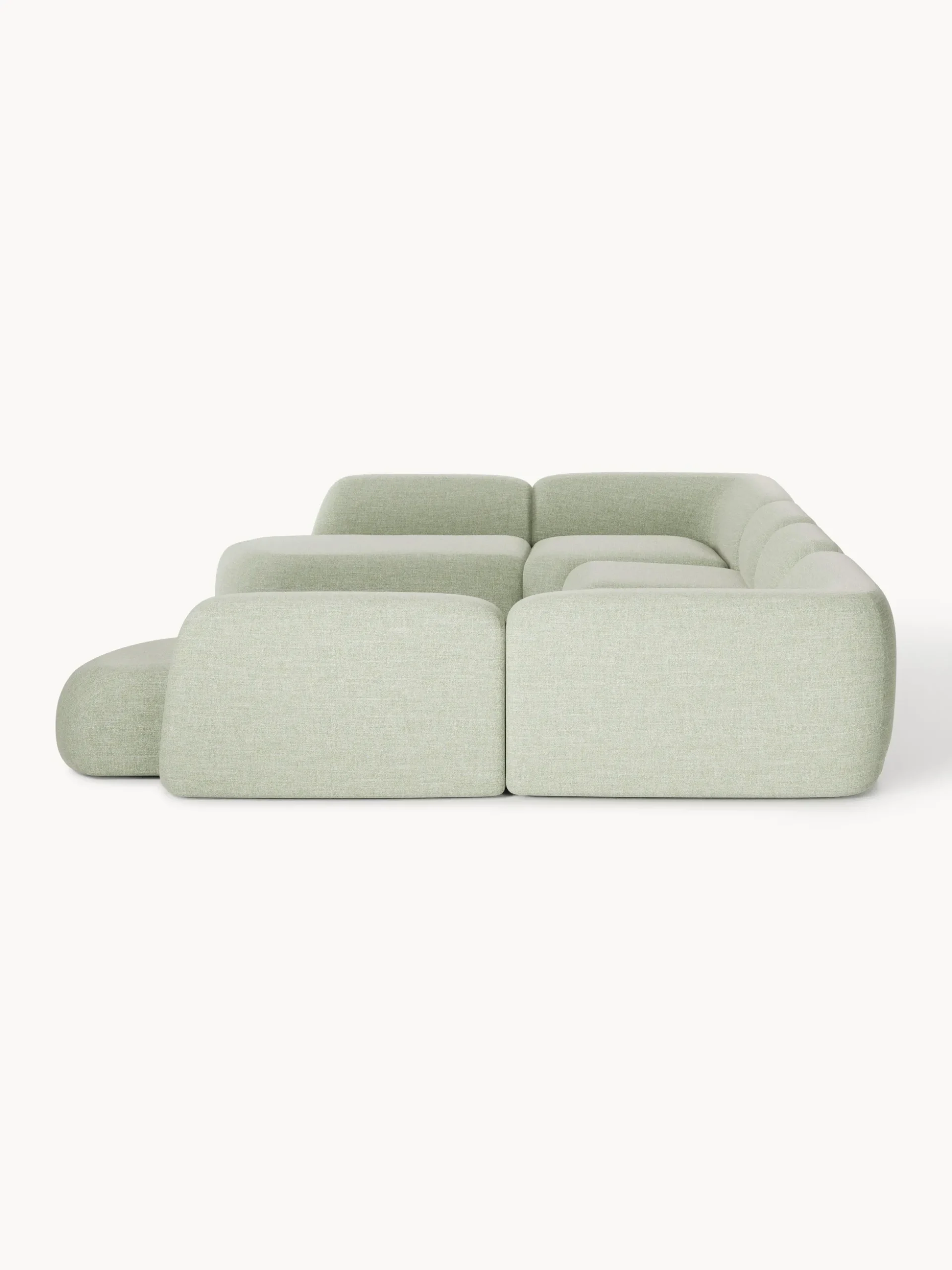 Divano componibile XL in bouclé Wolke