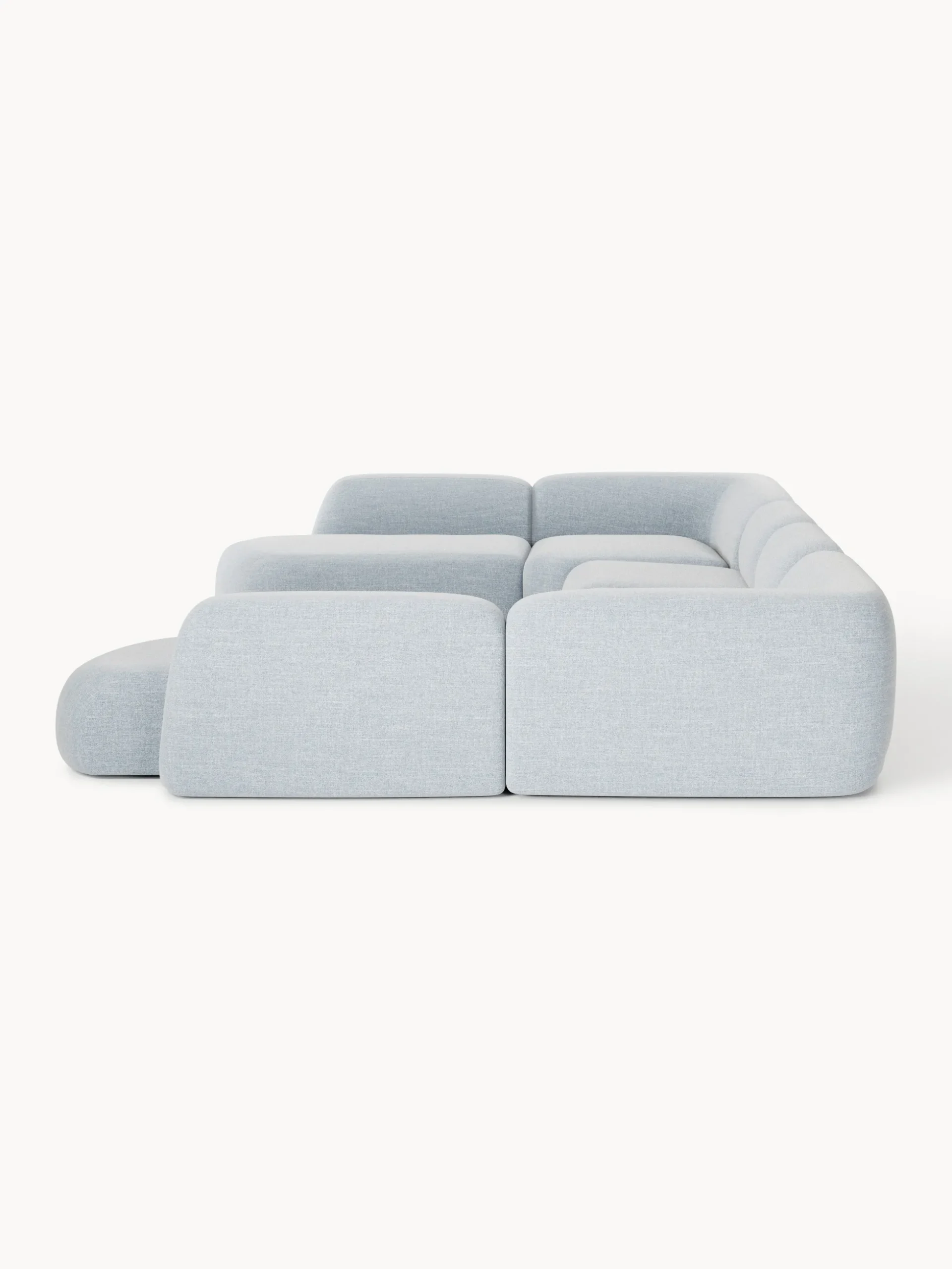 Divano componibile XL in bouclé Wolke