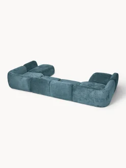 Divano componibile XL in teddy bouclé Wolke