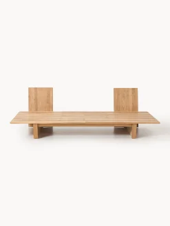 Divano da giardino in legno di teak 3 posti Eiko
