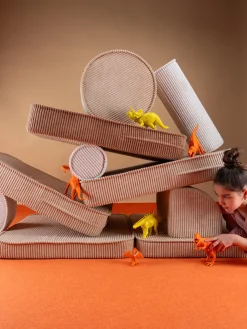Divano da gioco componibile per bambini in velluto a coste Sugar