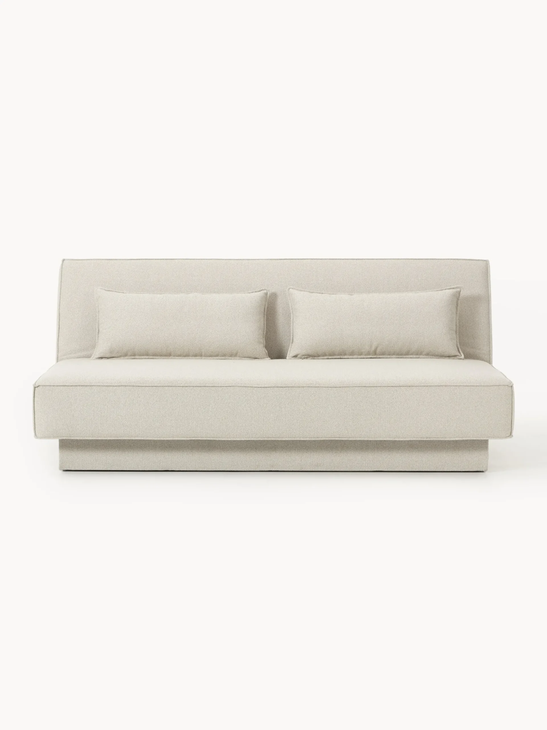 Divano letto in bouclé con contenitore David