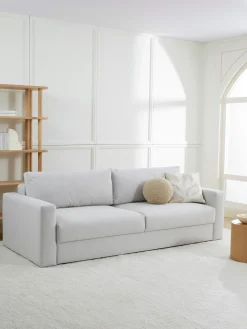Divano letto 3 posti con contenitore Tasha