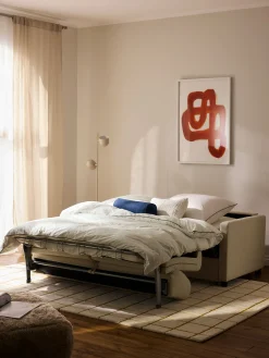 Divano letto 2 posti con materasso Morgan