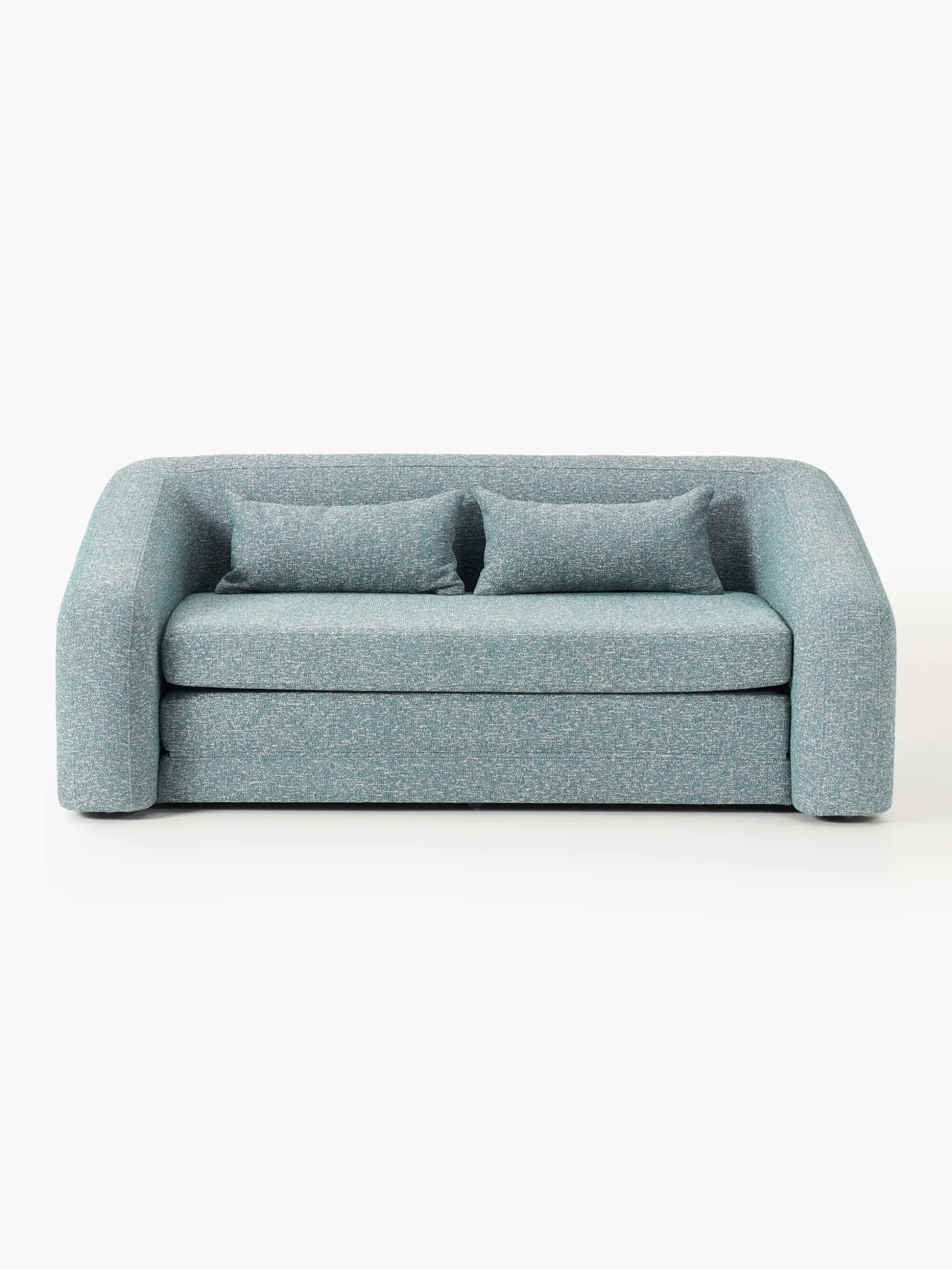 Divano letto 2 posti in bouclé Eliot