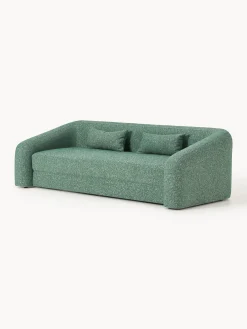 Divano letto 3 posti in bouclé Eliot