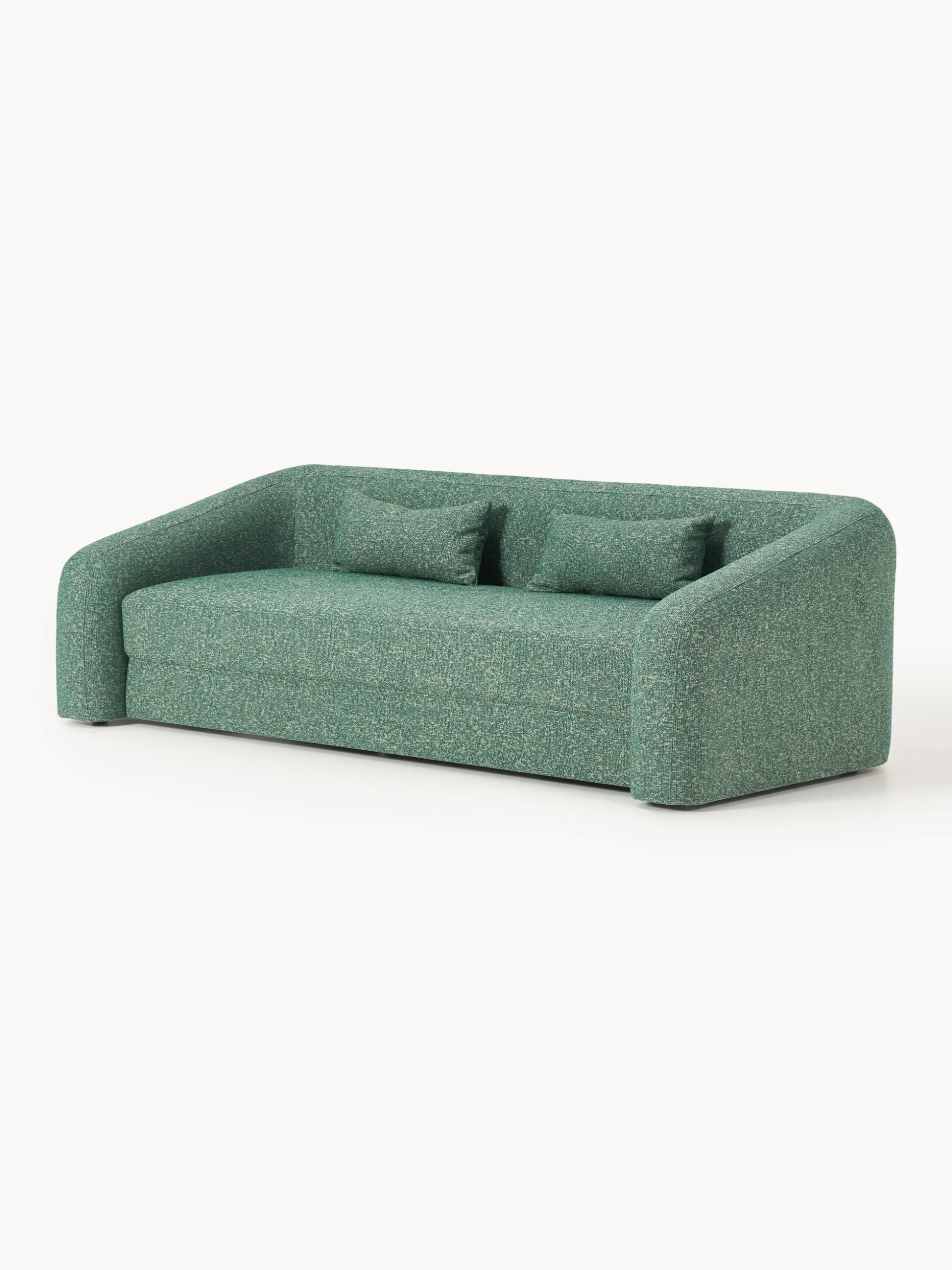 Divano letto 3 posti in bouclé Eliot