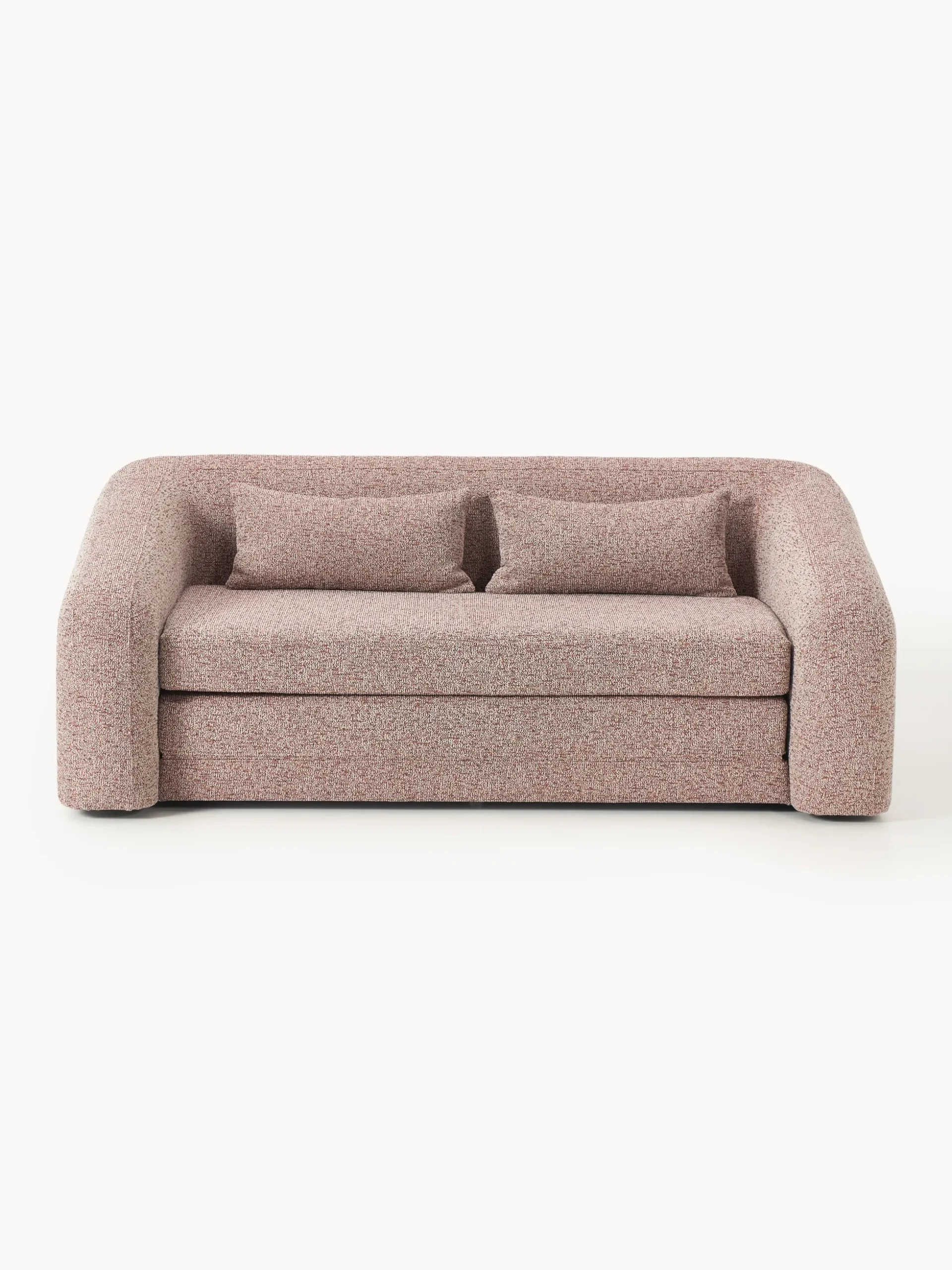 Divano letto 2 posti in bouclé Eliot