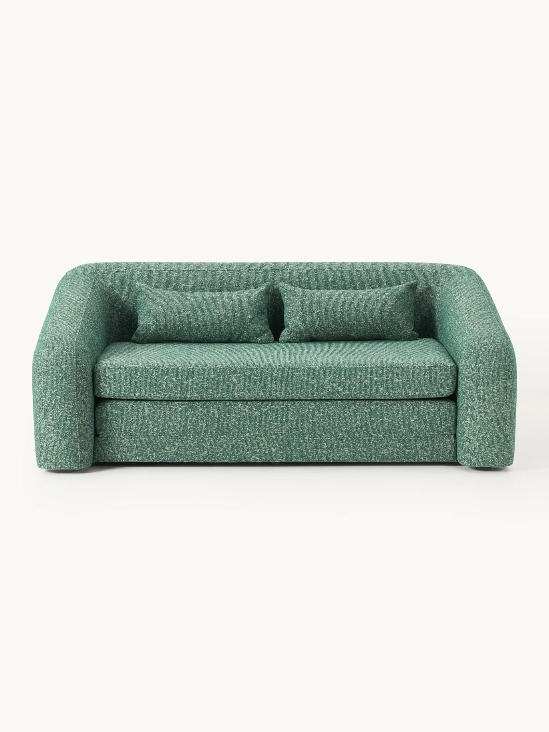 Divano letto 2 posti in bouclé Eliot