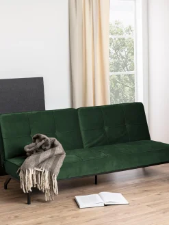 Divano letto 3 posti in velluto Perugia