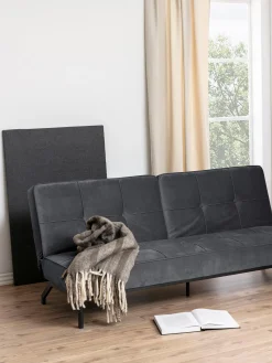 Divano letto 3 posti in velluto Perugia