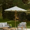 Divano lounge da giardino 2 posti in legno di acacia Lu
