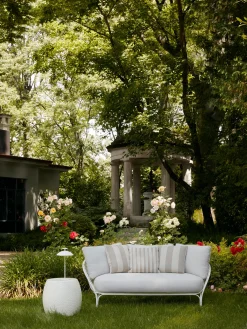 Divano lounge 3 posti da giardino Hiray