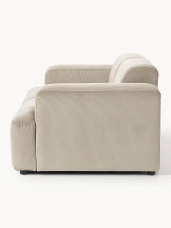 Divano 2 posti in velluto a coste Melva