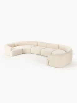 Divano XL componibile in bouclé Sofia