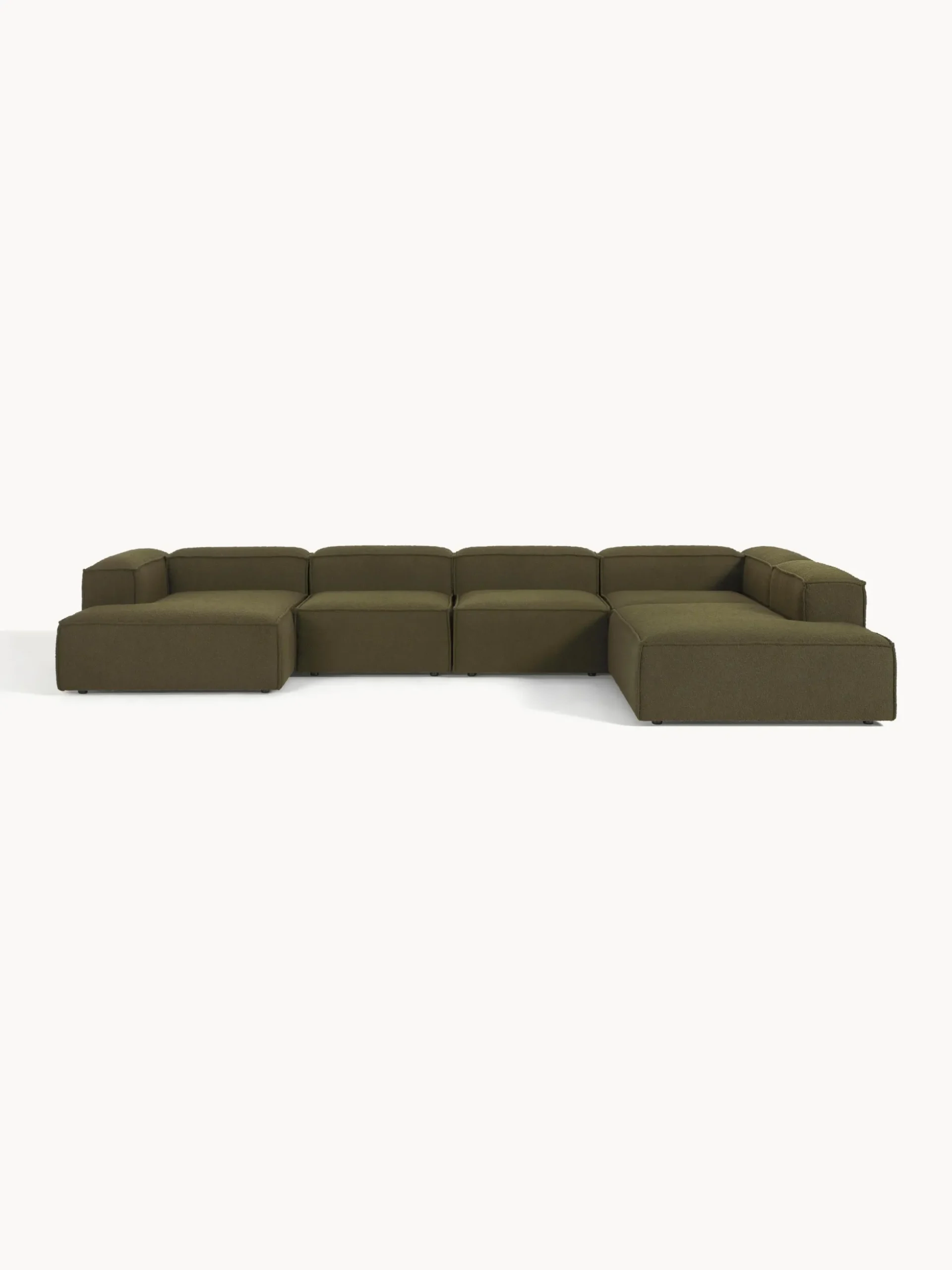 Divano XL componibile in bouclé Lennon