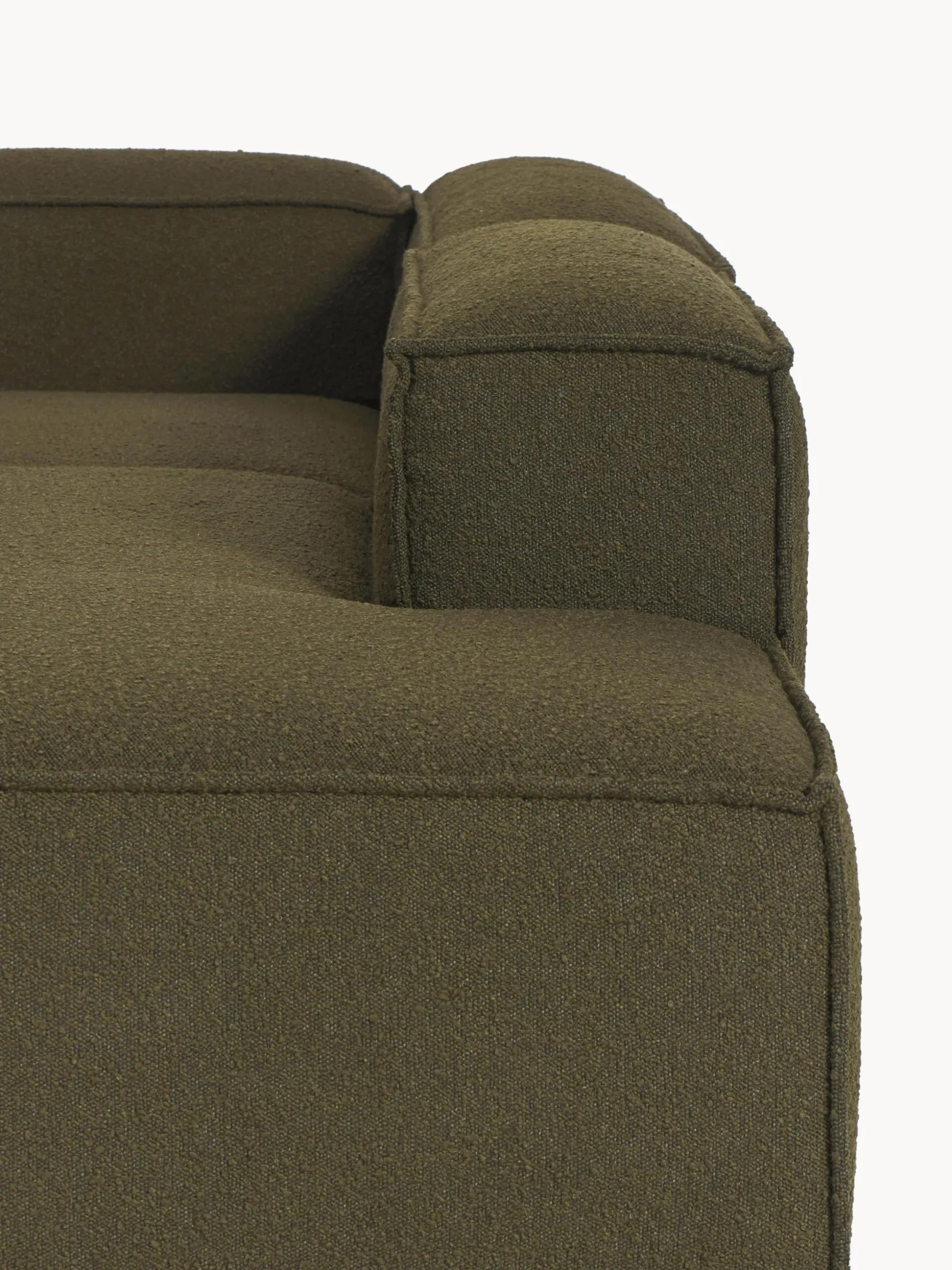 Divano XL componibile in bouclé Lennon