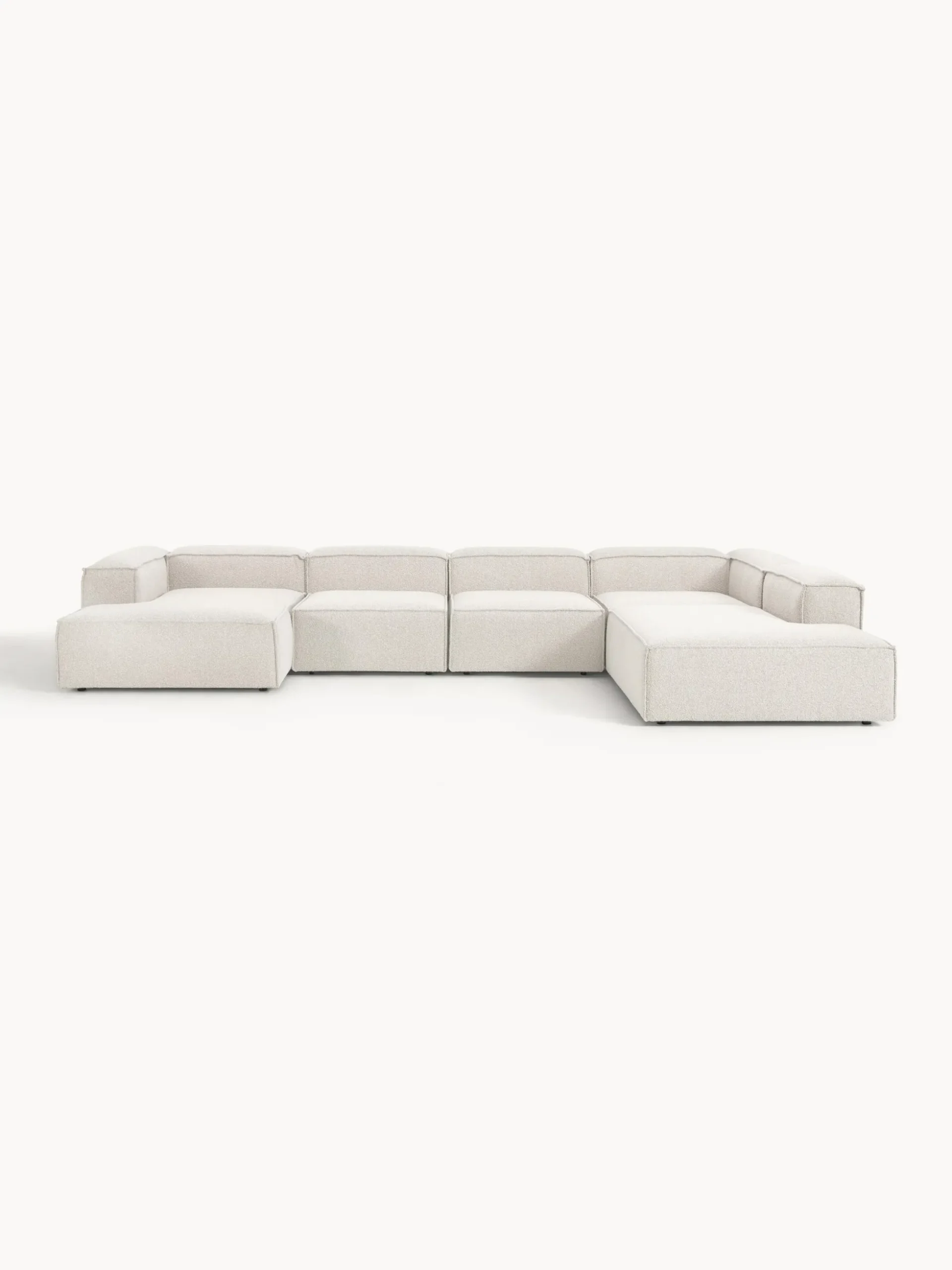 Divano XL componibile in bouclé Lennon