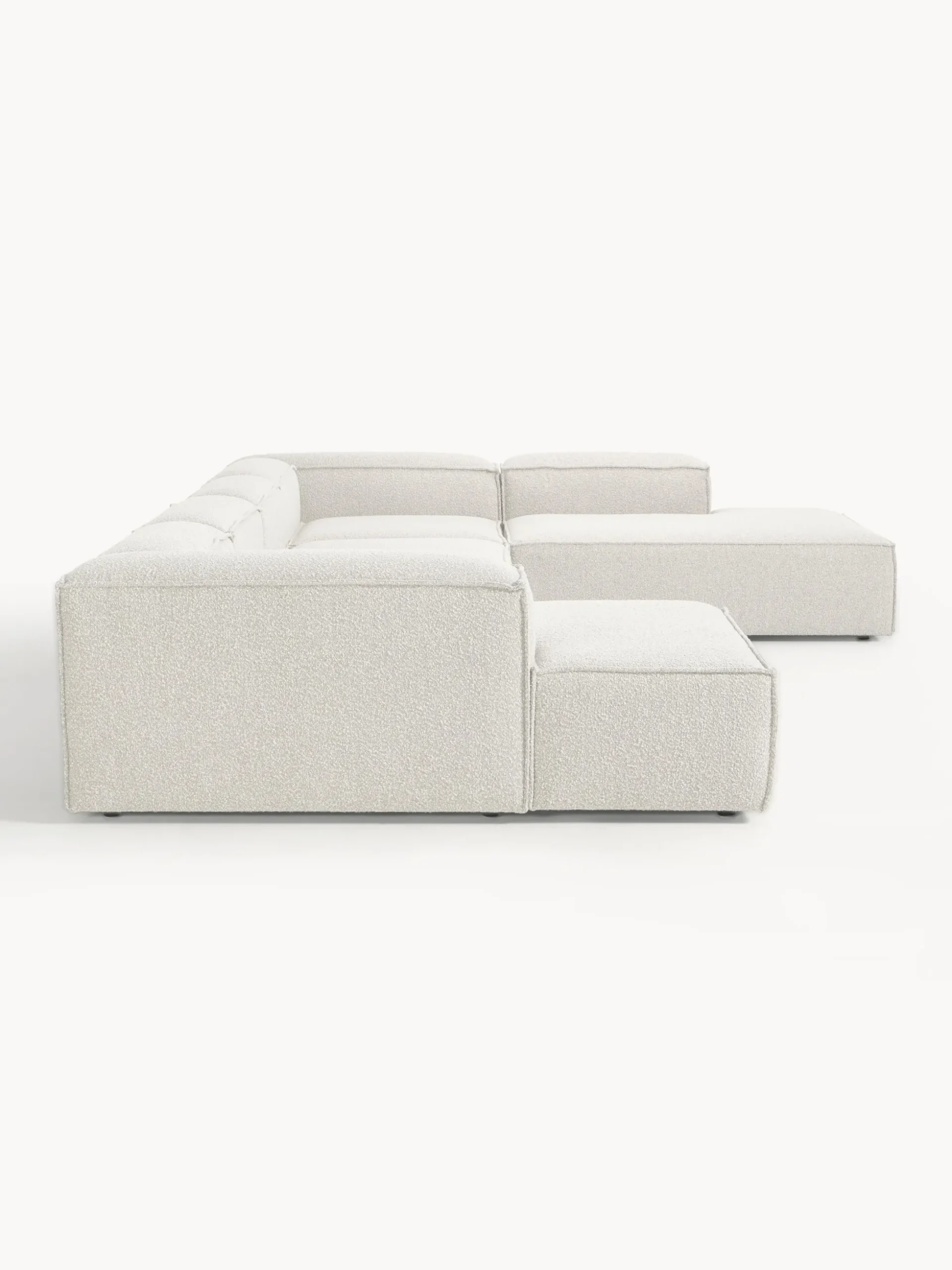 Divano XL componibile in bouclé Lennon