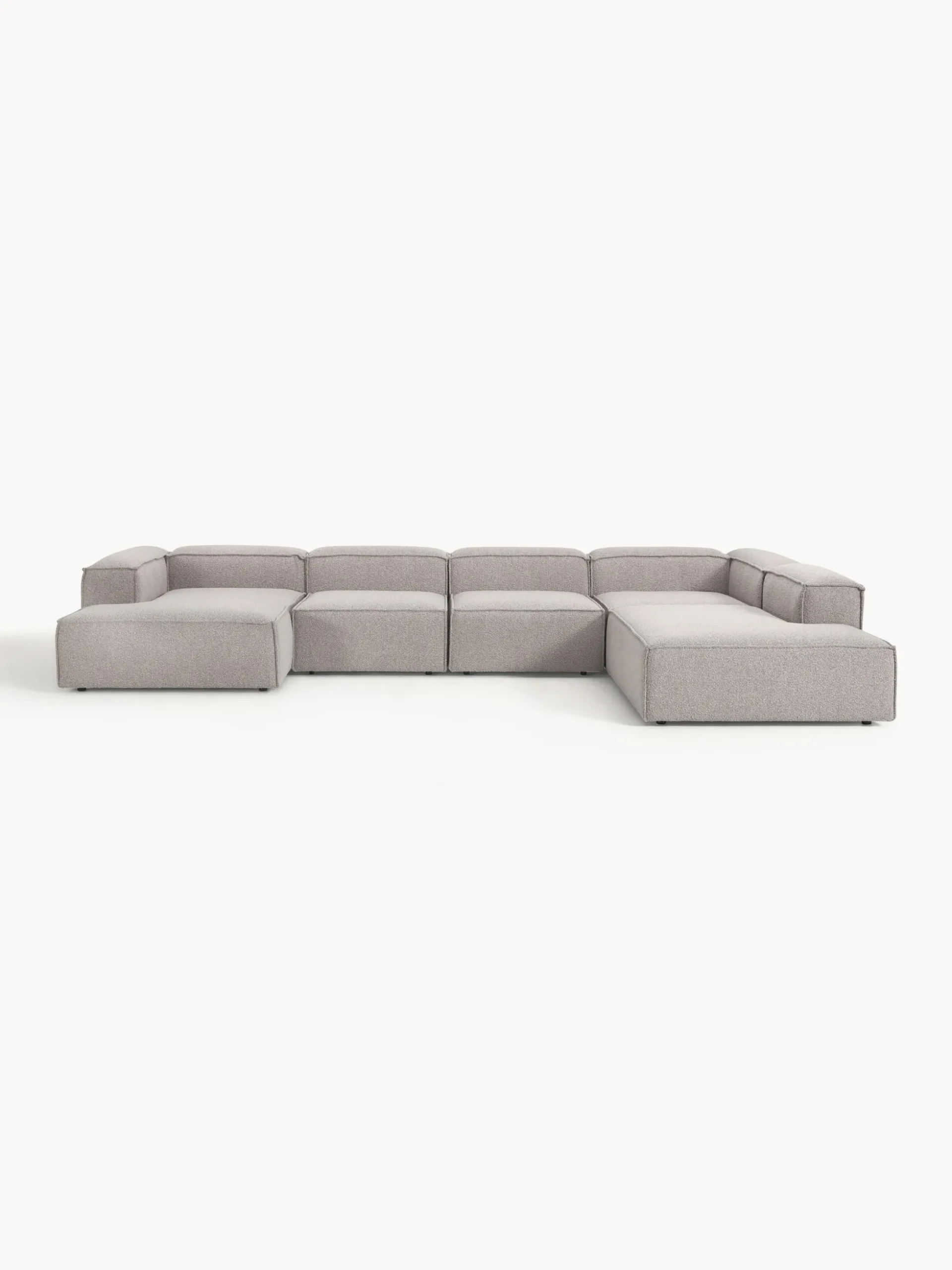 Divano XL componibile in bouclé Lennon