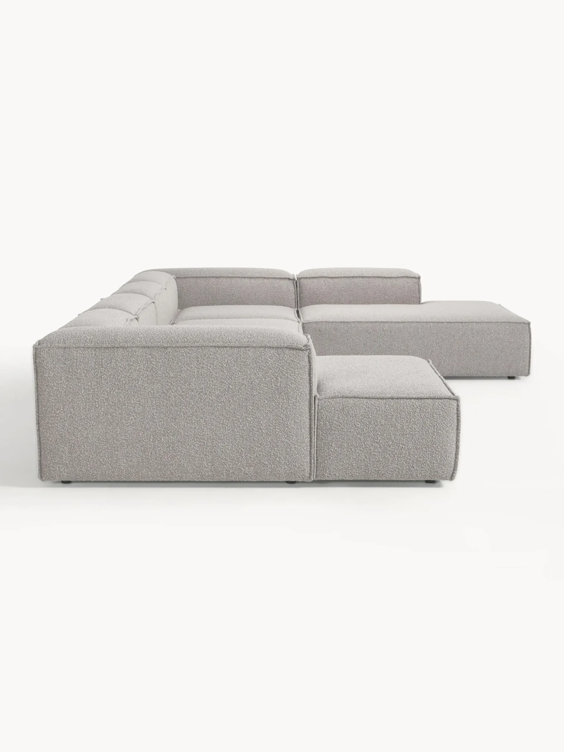 Divano XL componibile in bouclé Lennon